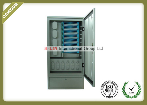 China 288 Cores Outdoor Fiber Distribution Cabinet SMC Material Anti - Erosion High Intensity supplier